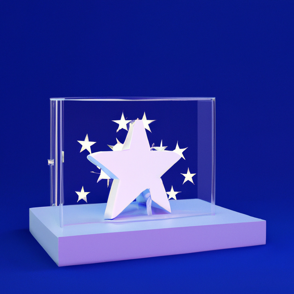 Empty state illustration of a box with a star